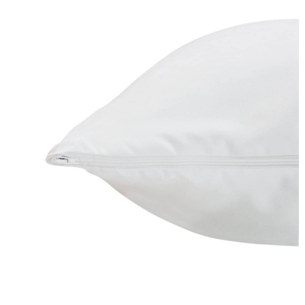 Allerease Maximum Protection White King Size Zippered Pillow Protector 20" x 36" - Picture 4 of 4
